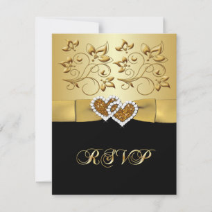 50th Anniversary Joined Hearts 2 Wedding RSVP