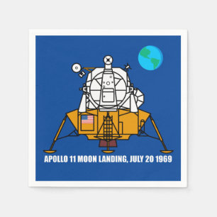50th Anniversary logo, Apollo 11 Moon Landing: Napkin