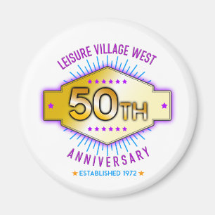 50th Anniversary Magnet