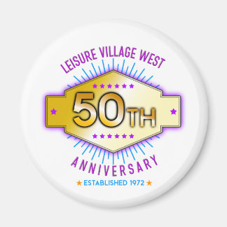 50th Anniversary Magnet