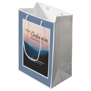 50th Anniversary of Ordination Congratulations Medium Gift Bag