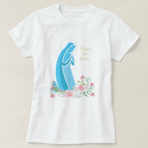 50th Anniversary of Religious Life Nun Pink Flower T-Shirt