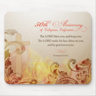 50th Anniversary of Religious Profession, Nun Mouse Mat