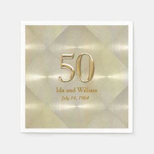 50th Anniversary or Birthday Napkin