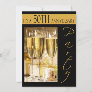 50th Anniversary Party Invitation