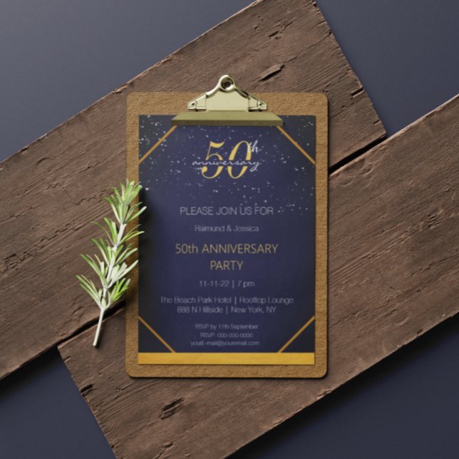 50th Anniversary Party Invitation (Creator Uploaded)