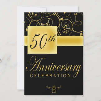 50th Anniversary Party Invitation