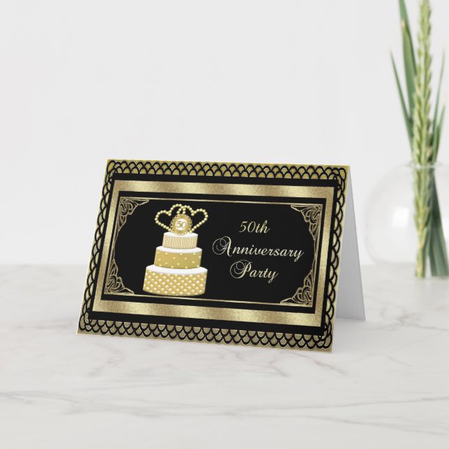 50th Anniversary Party Invitation (Front)