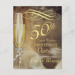50th Anniversary Party - RSVP Reply Cards