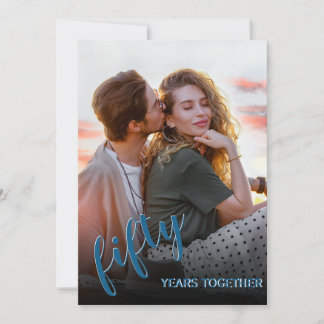 50th Anniversary Photo Invitation – Any Year