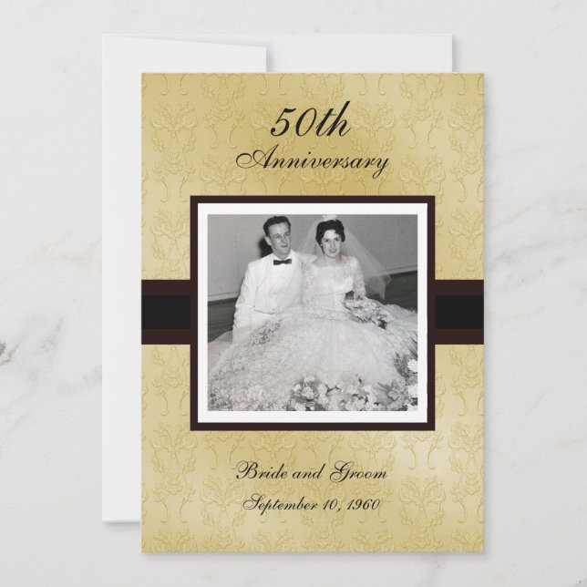 50th Anniversary Photo Invitations (Front)