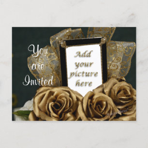 50th Anniversary Postcard Invitation- customise