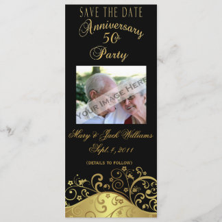 50th Anniversary Save the Date Card/Invitation