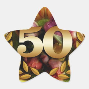 50th Anniversary Star Sticker