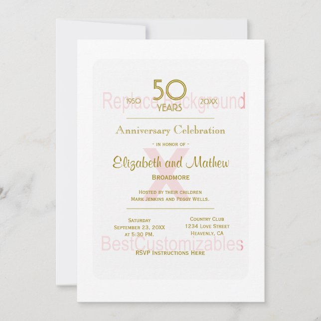 50th Anniversary Template (Front)