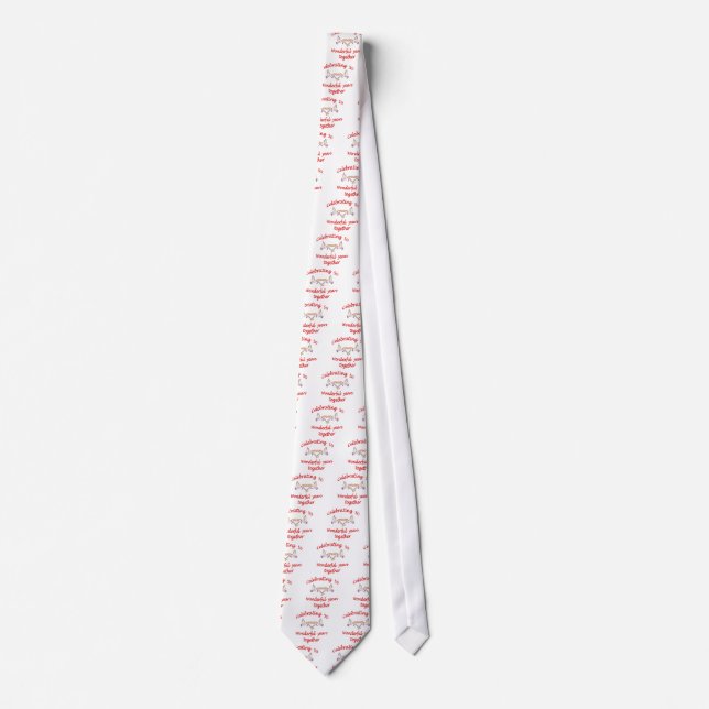 50th. ANNIVERSARY Tie (Front)