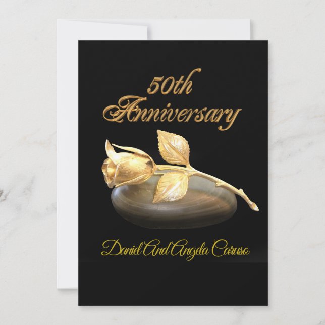 50th Anniversary vow renewal Invitation (Front)
