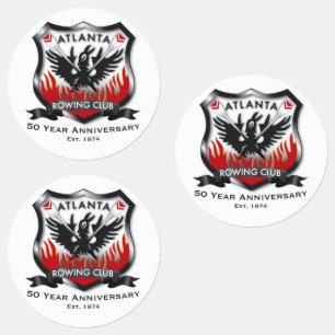 50th Anniversary Waterproof Stickers (1.5")