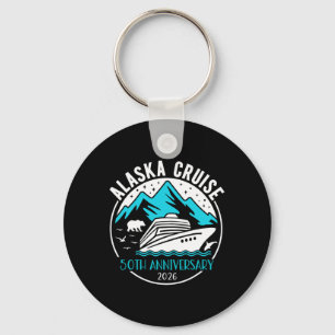 50th Anniversary Wedding Alaska Cruise 2026 Matchi Key Ring