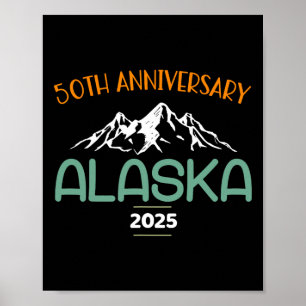 50th Anniversary Wedding Alaska Cruise 2026 Matchi Poster
