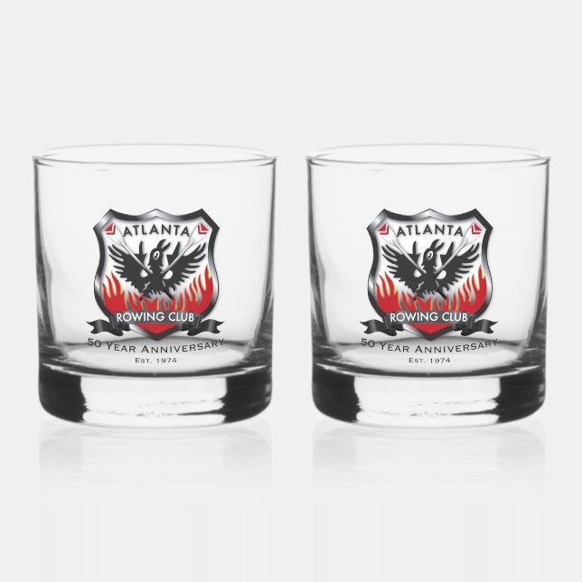 50th Anniversary Whiskey Glass (Front)