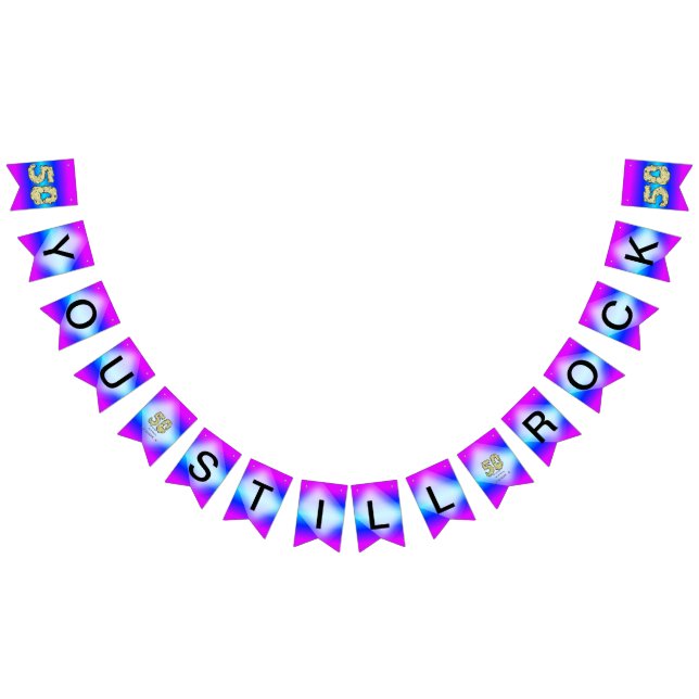 50th Anniversary You Still Rock Bunting Banner (All)