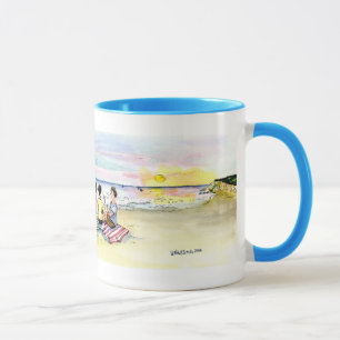 50th beach party mug