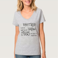 50th Birthday 1965 or ANY Year Vintage Brew SILVER