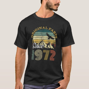 50Th Birthday 1972 Vintage Bday Turned 50 Years Ol T-Shirt