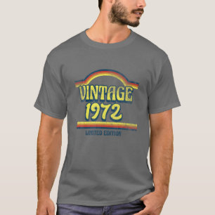 50Th Birthday 1972 Vintage Limited Edition 50 Year T-Shirt
