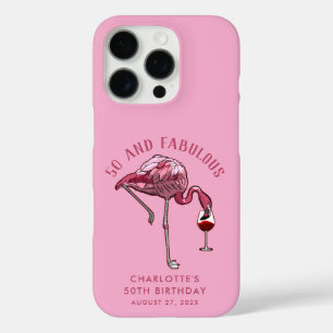 50th Birthday 50 and Fabulous Swag Custom iPhone 16 Pro Case