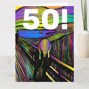 50TH BIRTHDAY 50 FUNNY GREETING CARD