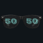 50TH BIRTHDAY 50 NOVELTY SUNGLASSES SHADES<br><div class="desc">50 FUNGLASSES!</div>