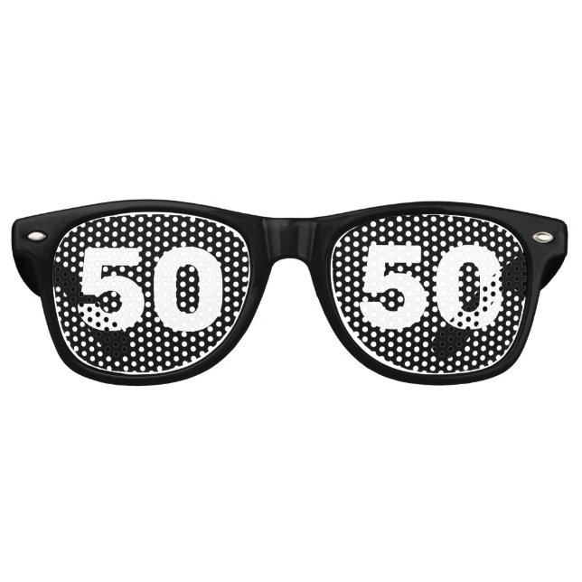 50TH BIRTHDAY 50 NOVELTY SUNGLASSES SHADES (Front)