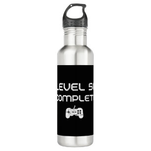 50th Birthday / 50th Anniversary Level 50 Complete 710 Ml Water Bottle