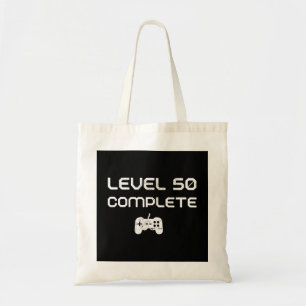 50th Birthday / 50th Anniversary Level 50 Complete Tote Bag