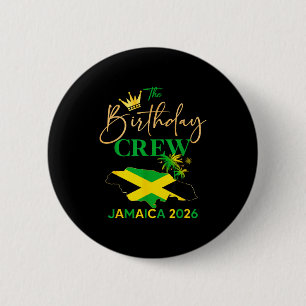 50th birthday boy jamaica vacay 2026 spring break 6 cm round badge