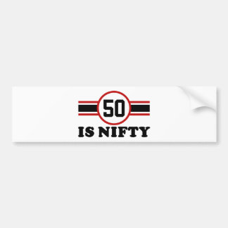 50th Birthday Bumper Sticker