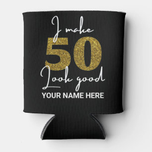 50th Birthday Can Cooler