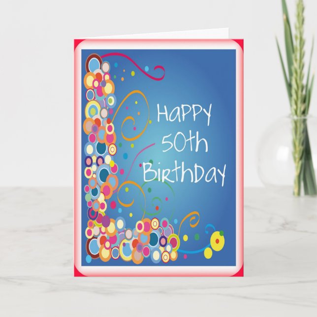 50th Birthday Card (Front)