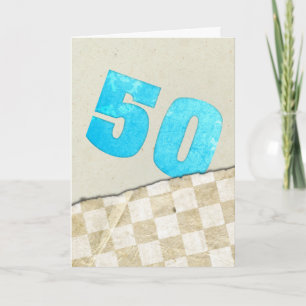 50th Birthday Card