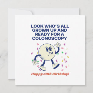 50th Birthday Card