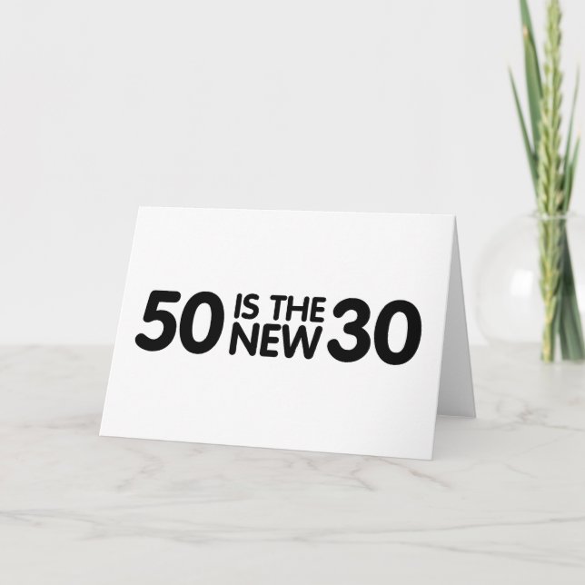 50th birthday card (Front)