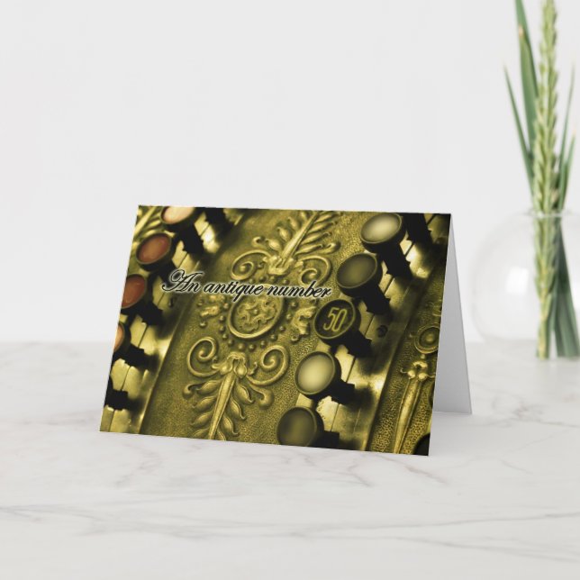 50th Birthday Card (Front)