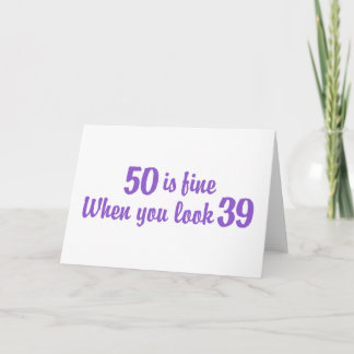 50th Birthday Card
