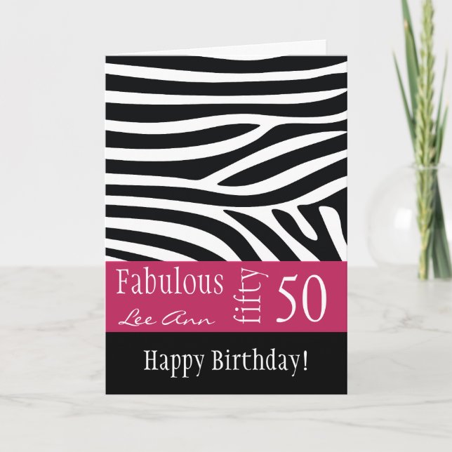 50th Birthday Card for Baby Boomer Women (Front)