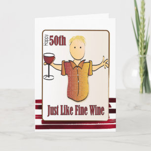 50th Birthday Card for Man - Funny