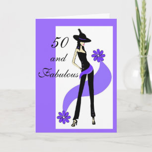 50th Birthday Card for Women