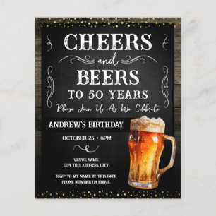50th Birthday Cheers and Beers Party Budget
