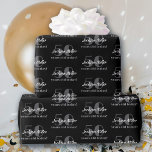 50th Birthday Chic Black and White Custom Wrapping Paper<br><div class="desc">This chic,  black and white,  customisable gift wrap is perfect for a 50th Birthday,  or any other milestone birthday... just customise the text and year for the most uniquely personalised gift decoration imaginable.</div>
